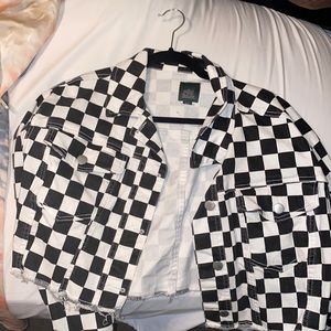Crop race car jacket